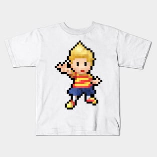 Lucas Pixel Art Kids T-Shirt